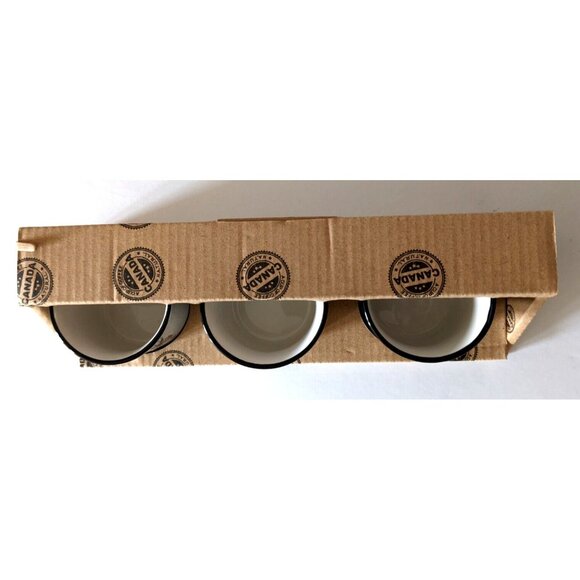 A Cup Of Coffee NATURAL Espresso Cups Multicolor New Box Of 3 2.5 Oz - Picture 2 of 7